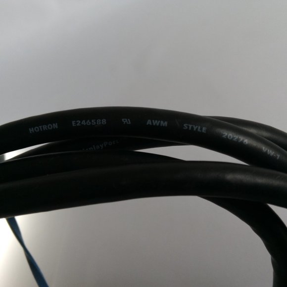 Genuine Hotron DP V1.2 E246588 D/P Male to D/P Male Cable - Picture 4 of 4